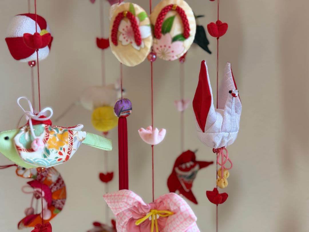 可愛いつるし雛No.174・ひな祭り・桃の節句・さげもん吊るし飾り・初節句飾り