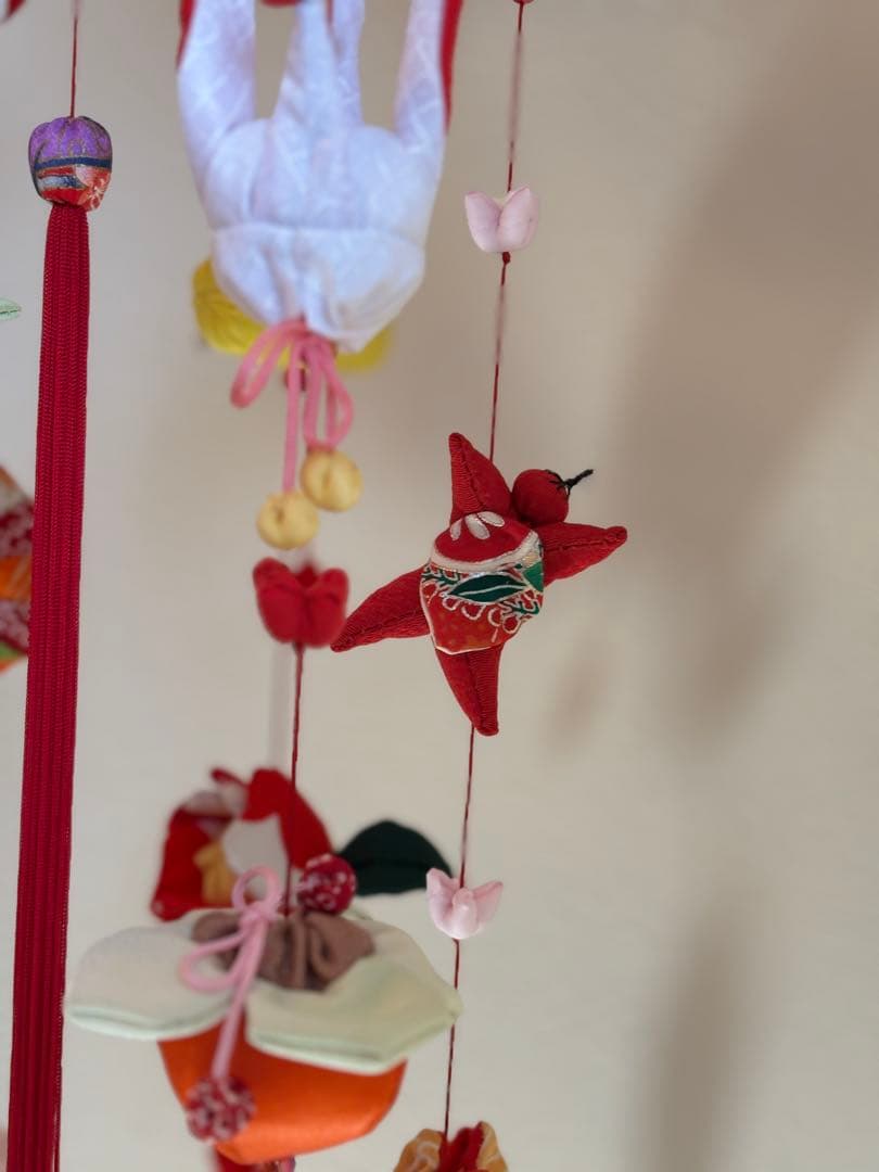 可愛いつるし雛No.174・ひな祭り・桃の節句・さげもん吊るし飾り・初節句飾り