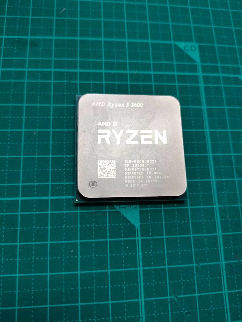 AMD Ryzen 5 3600 CPU + 冷却ファン