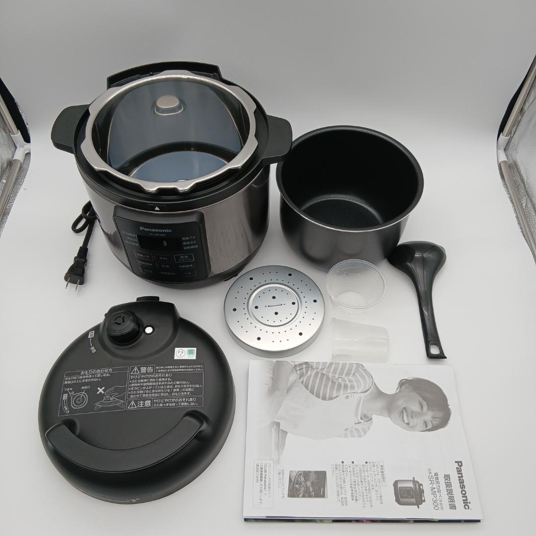 【ほぼ新品】Panasonic 電気圧力鍋 SR-MP300 3L　21年製