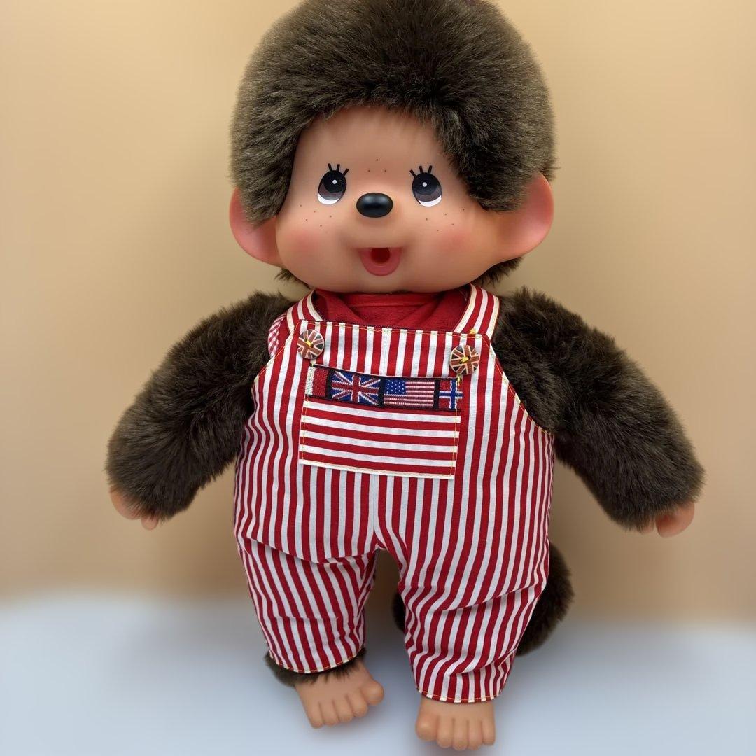 n227.azuchanさんご依頼品 モンチッチ Ｌサイズ　オーバオール2枚