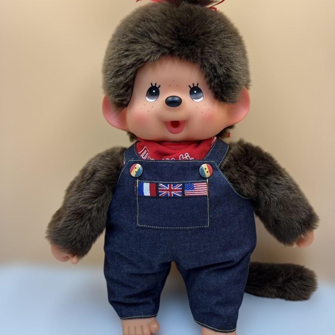 n227.azuchanさんご依頼品 モンチッチ Ｌサイズ　オーバオール2枚