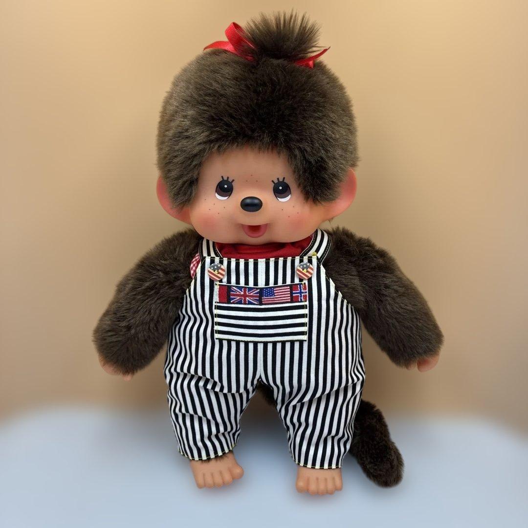 n227.azuchanさんご依頼品 モンチッチ Ｌサイズ　オーバオール2枚