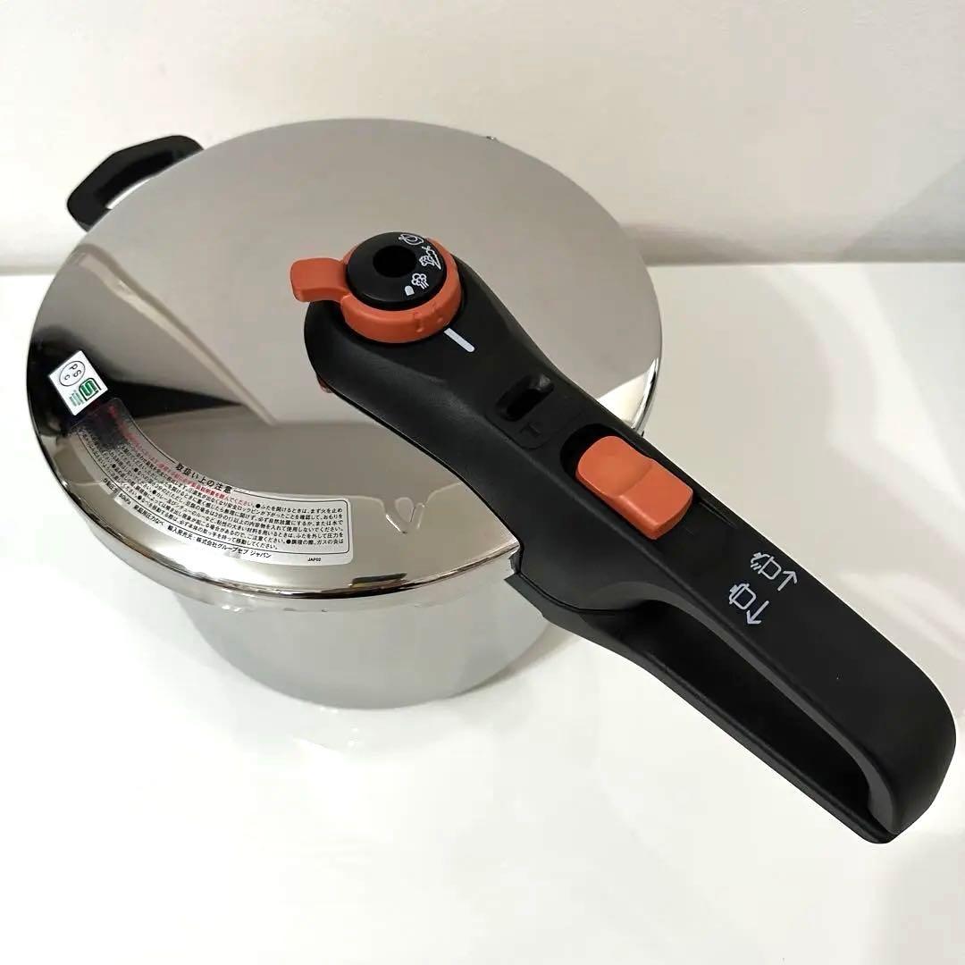 ★美品★ティファール★圧力鍋 セキュア トレンディ 6.2L テラコッタ