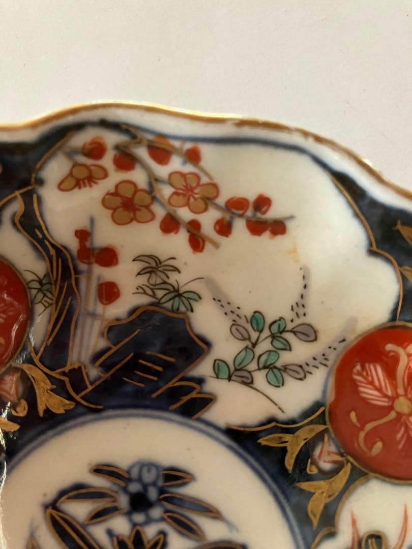 江戸後期古伊万里小皿　五枚組