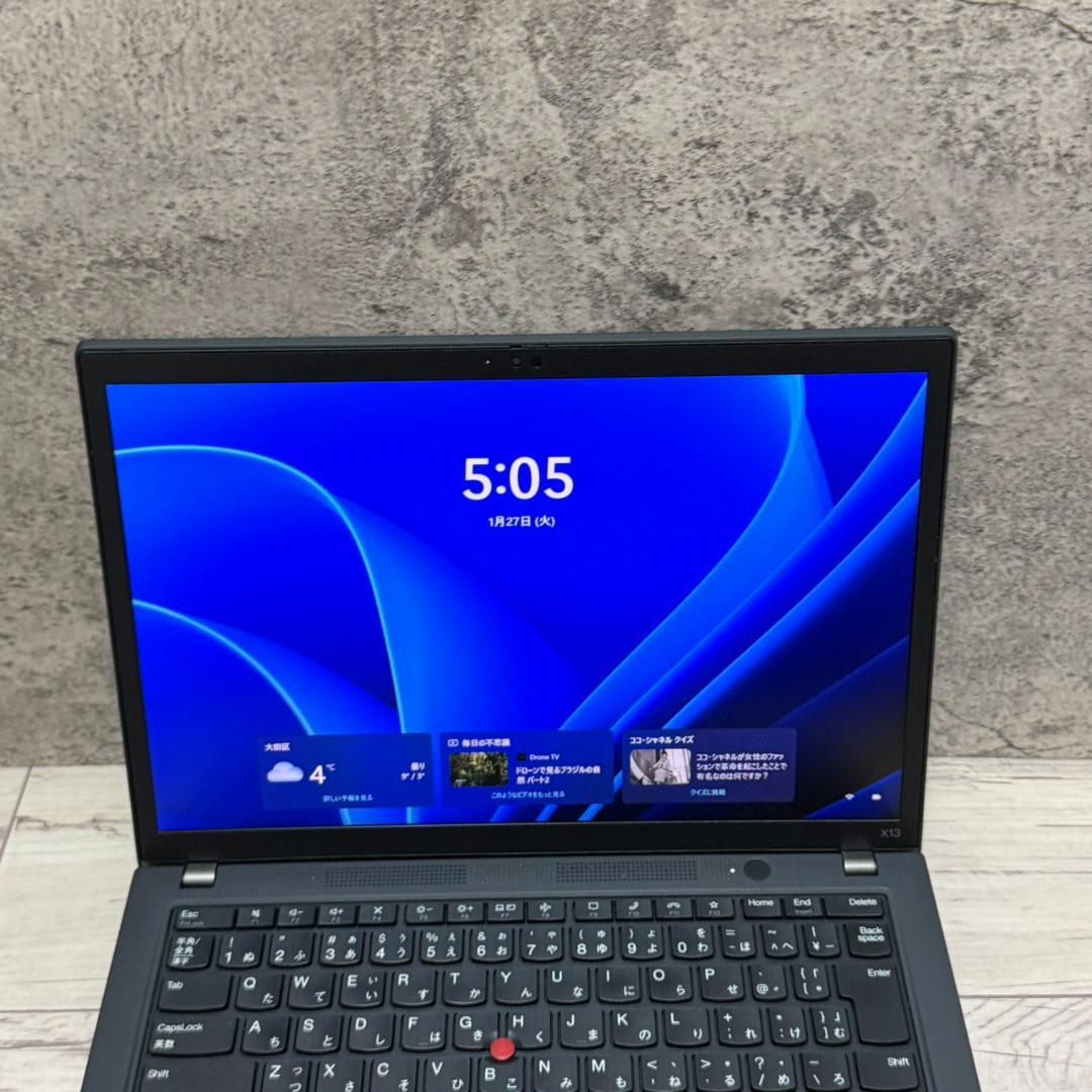 ThinkPad X13 Gen2/ノートパソコン/第11世代/バッテリー◯