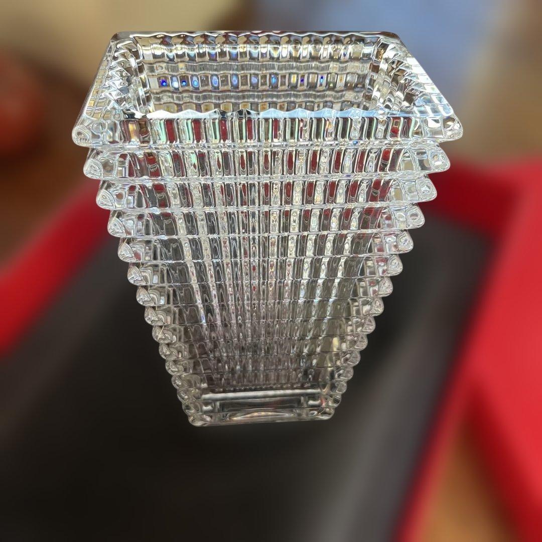 Baccarat アイベーススクウェアL クリスタル 花瓶