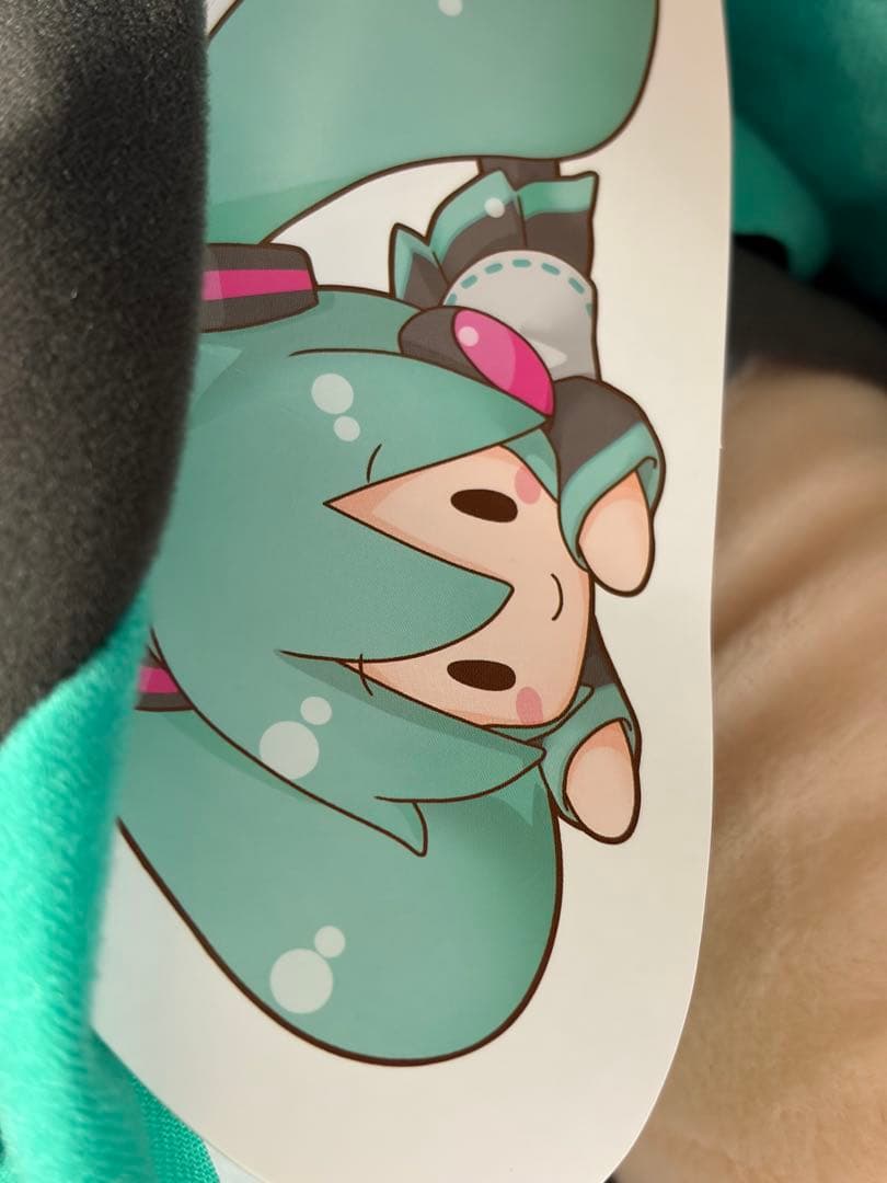 初音ミク 寝そべり 特大ぬいぐるみ タグ付き