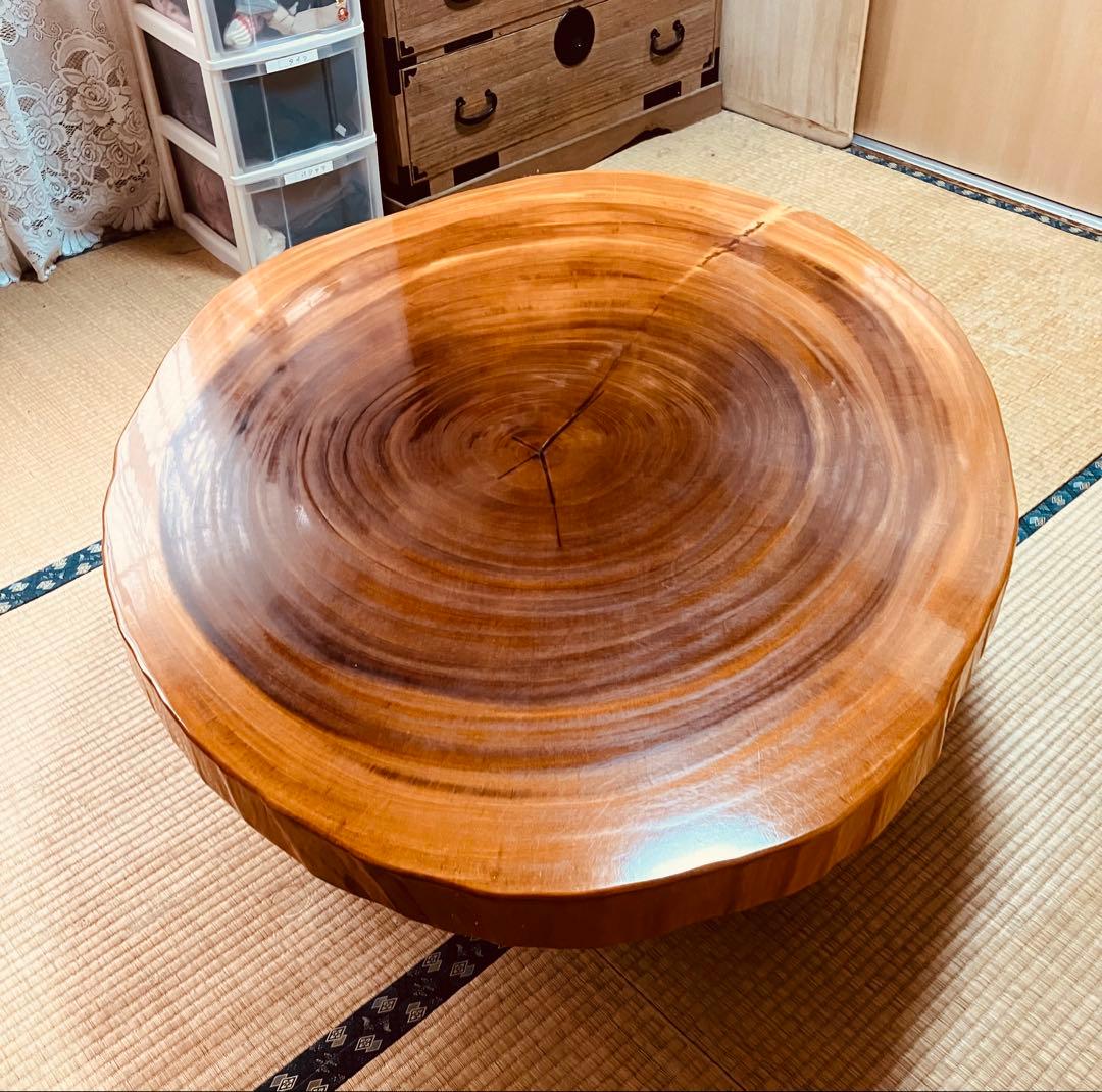 最終値下げ‼️華麗‼️希少美‼️一枚板高級ダイニングテーブル　高級座卓