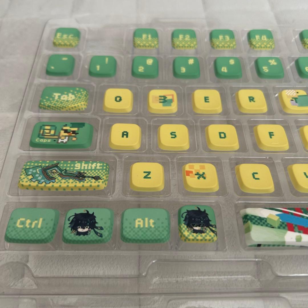 原神　キィニチ　アハウ　メカニカルキーボード　キーキャップ　US配列