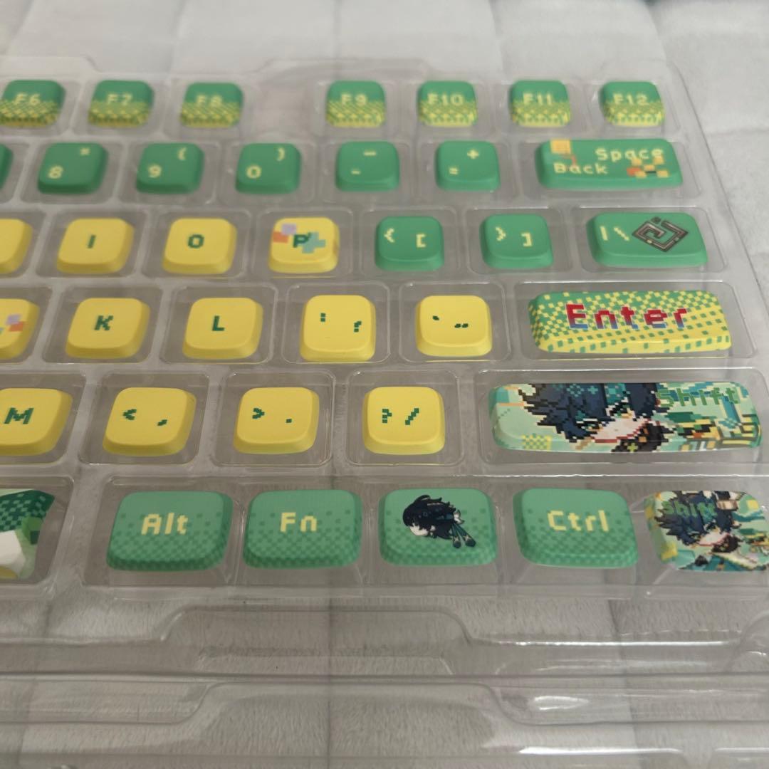 原神　キィニチ　アハウ　メカニカルキーボード　キーキャップ　US配列