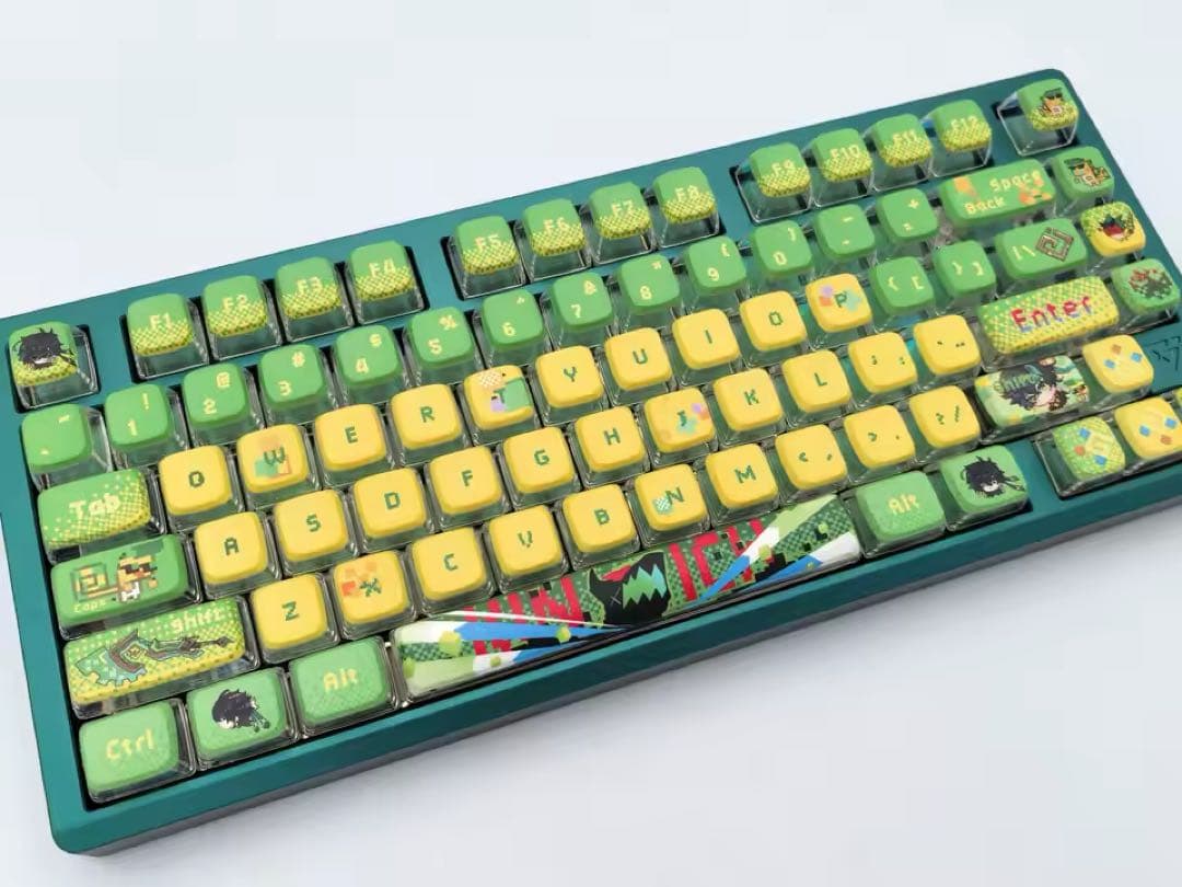 原神　キィニチ　アハウ　メカニカルキーボード　キーキャップ　US配列