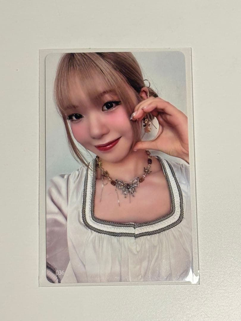 ME:I ミーアイ海老原鼓 トレカ 036 CD FC おすわりミャイズ