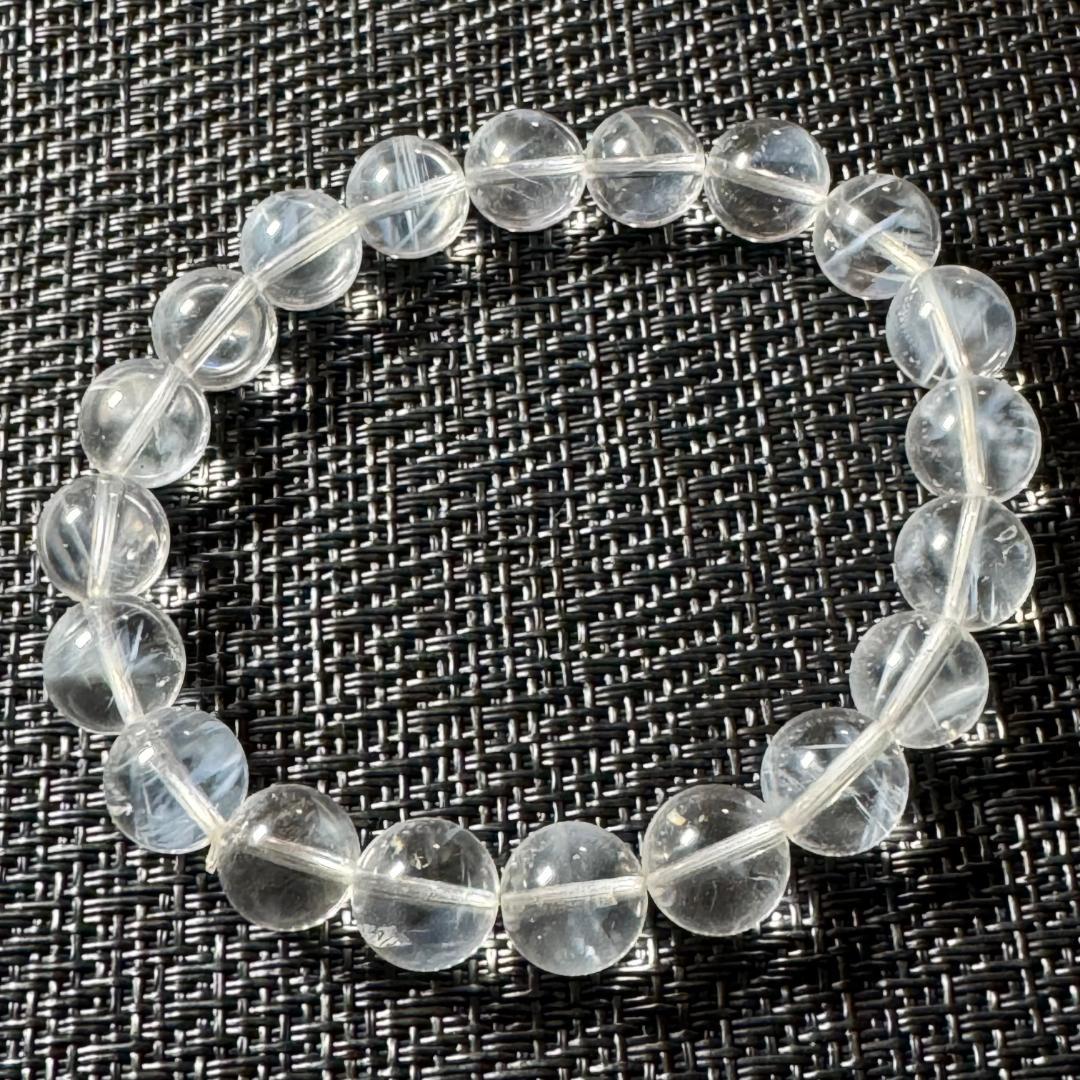 神秘的な希少石◇ブルーエンジェルラダークォーツ◇ブレスレット　約10.4㎜