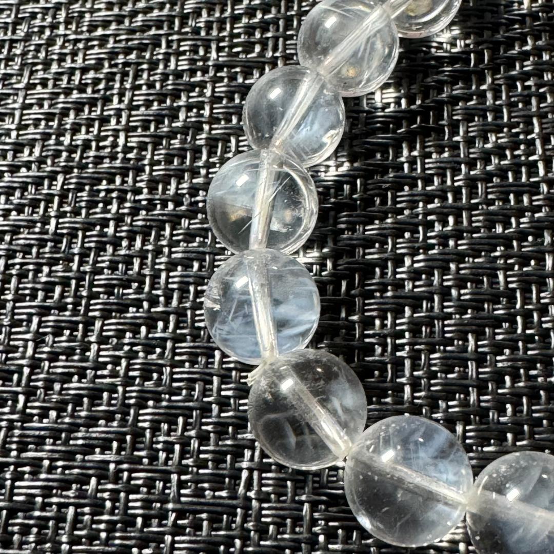 神秘的な希少石◇ブルーエンジェルラダークォーツ◇ブレスレット　約10.4㎜