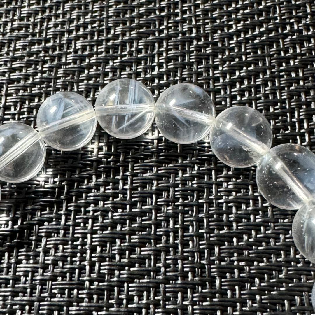 神秘的な希少石◇ブルーエンジェルラダークォーツ◇ブレスレット　約10.4㎜