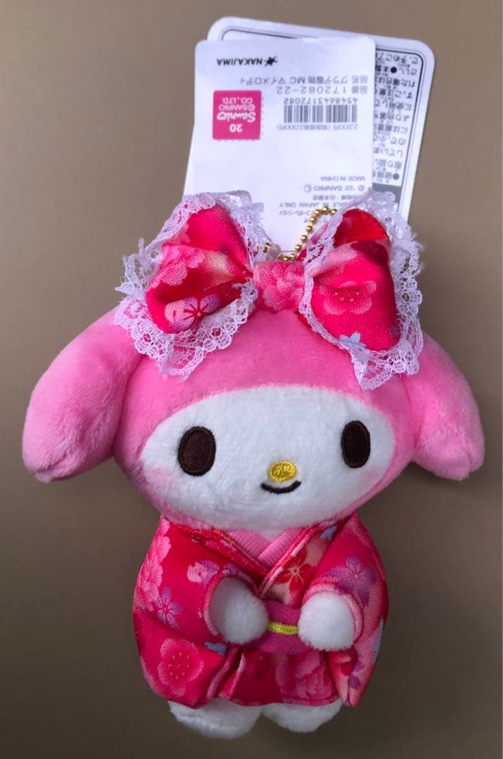 超お買得‼️正規品　新品タグ付　ハローキティ 着物キーホルダー 5体セット❣️