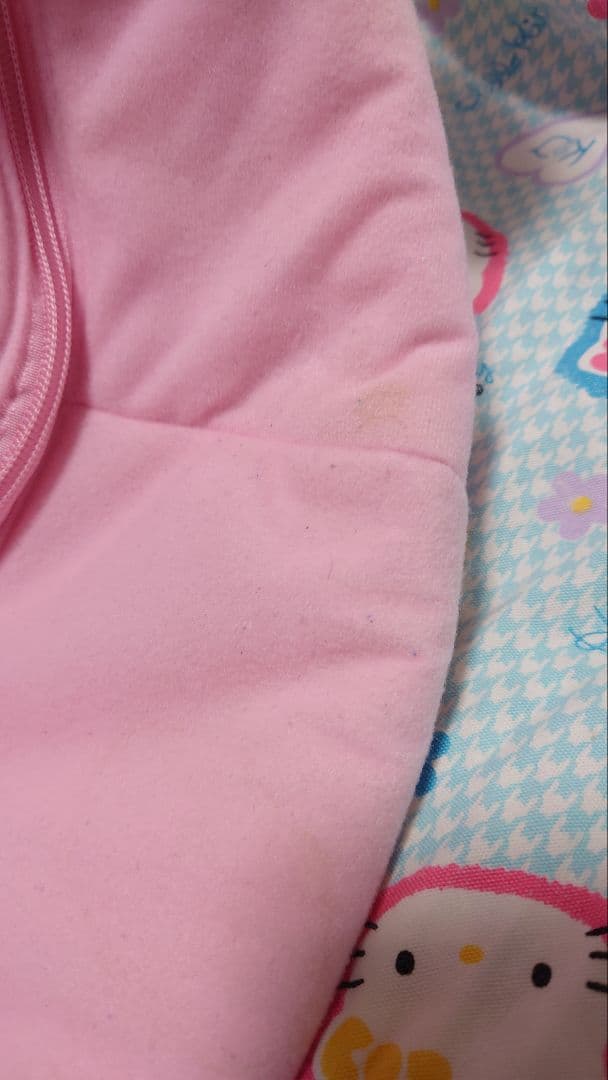 約20年前購入 ハローキティ　レトロ　収納ケース　ピンク くまさん 難有