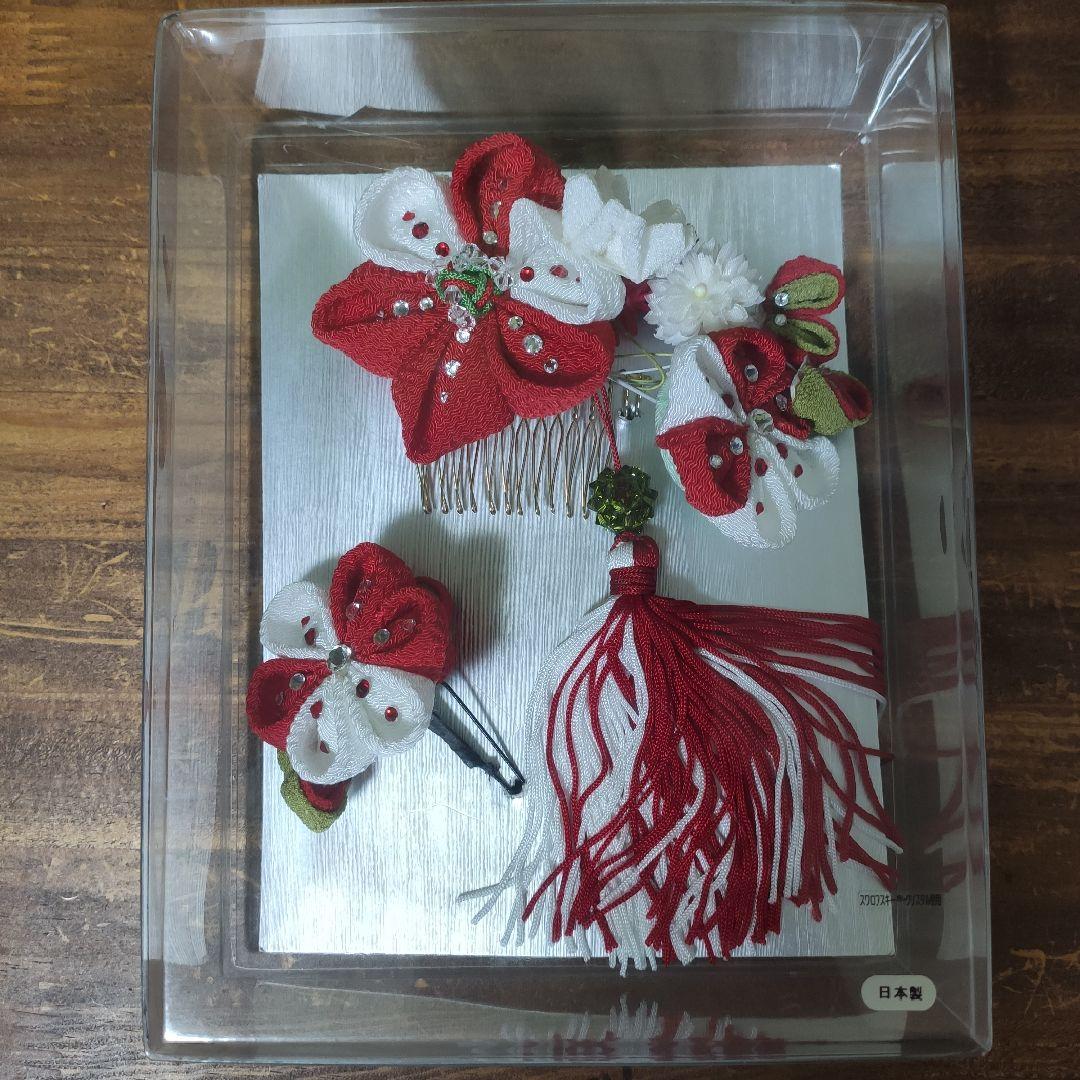 髪飾り　かんざし　スワロフスキークリスタル