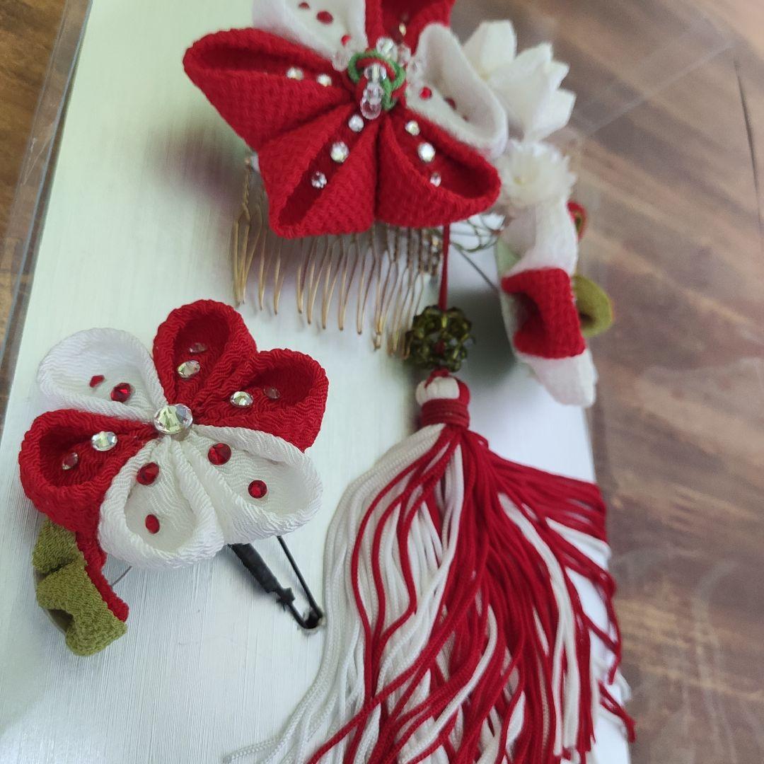 髪飾り　かんざし　スワロフスキークリスタル