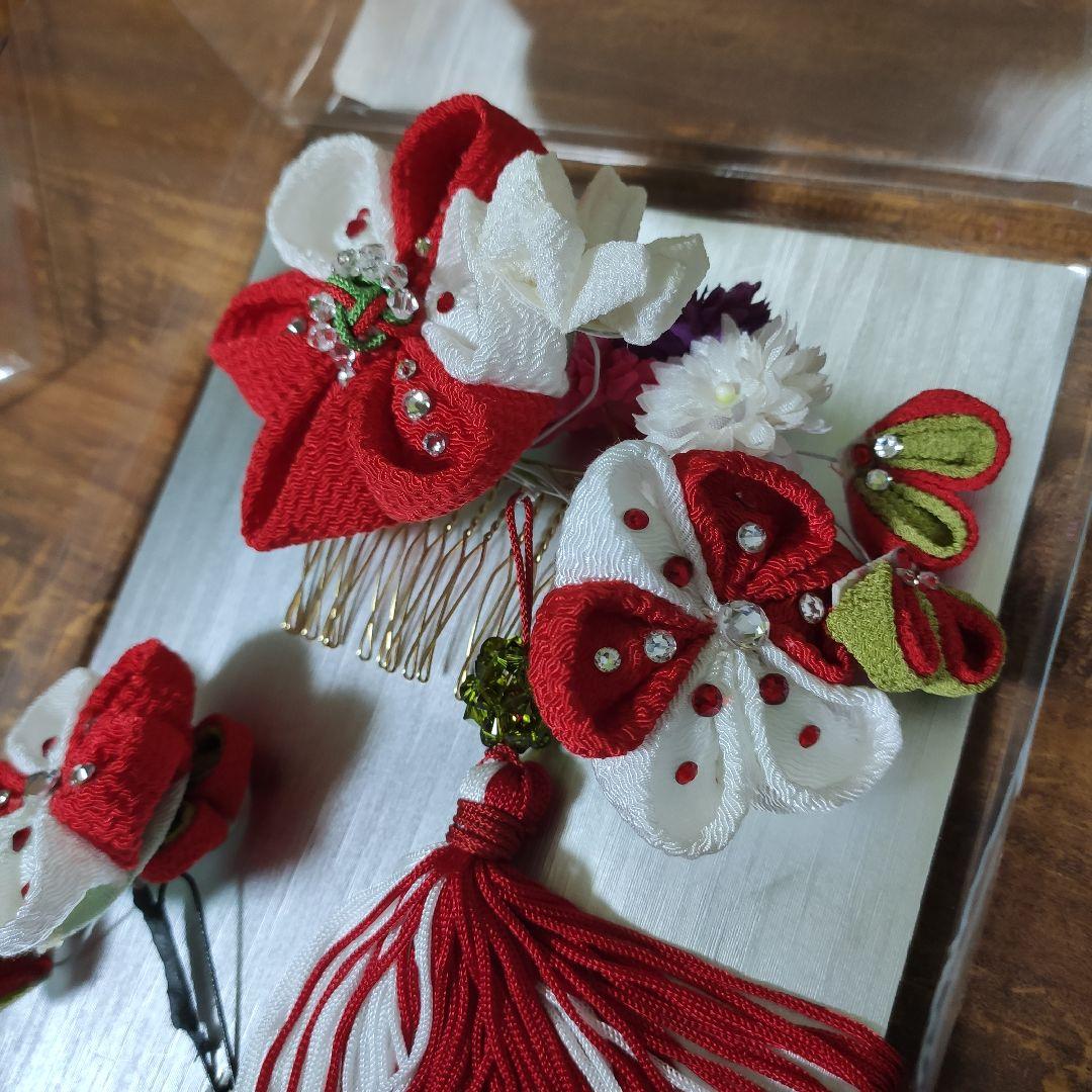 髪飾り　かんざし　スワロフスキークリスタル