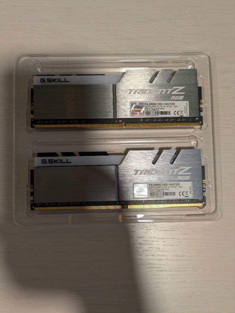 G.SKILL Trident Z RGB DDR4 32GB (8GB×4)