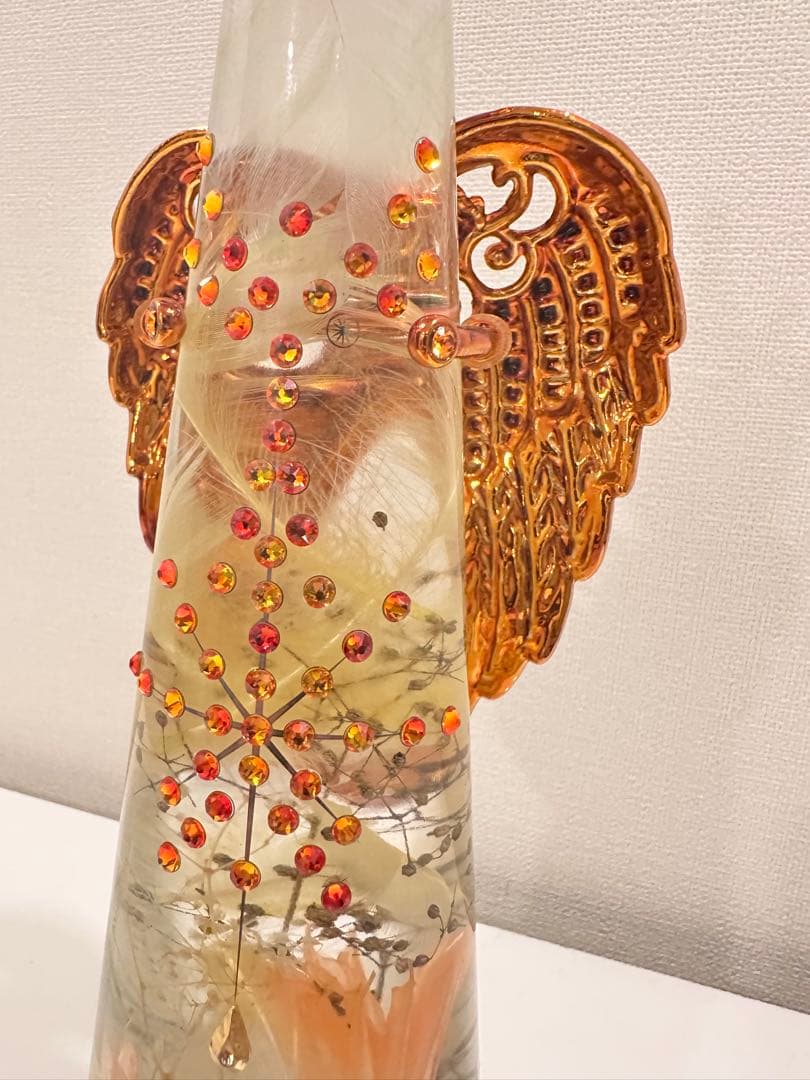 Fillico(フィリコ) ハーバリウム 天使の翼 王冠付き