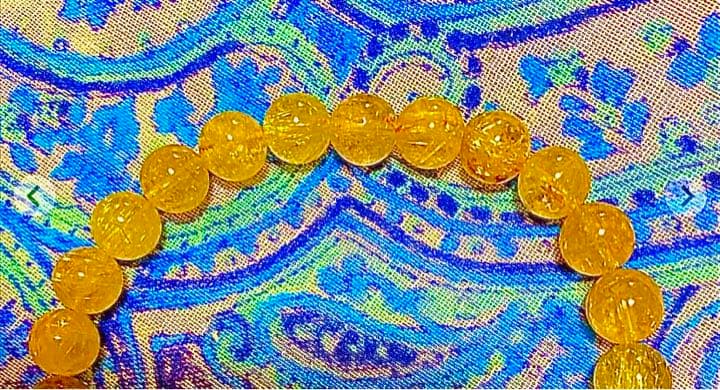 金運爆上げ　特別祈祷　世界的な金運アップ！５mm珠　高級ルチルクォーツ　高野山