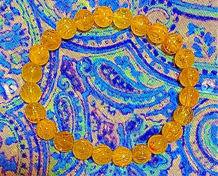 金運爆上げ　特別祈祷　世界的な金運アップ！５mm珠　高級ルチルクォーツ　高野山