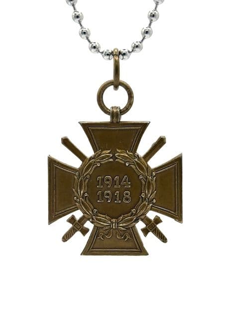 1934’s★ドイツ国★名誉十字章／ヒンデンブルク＋字章★ミリタリーネックレス