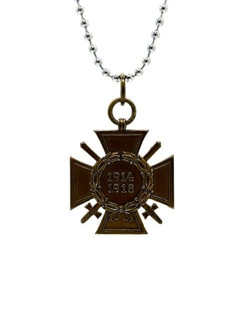 1934’s★ドイツ国★名誉十字章／ヒンデンブルク＋字章★ミリタリーネックレス