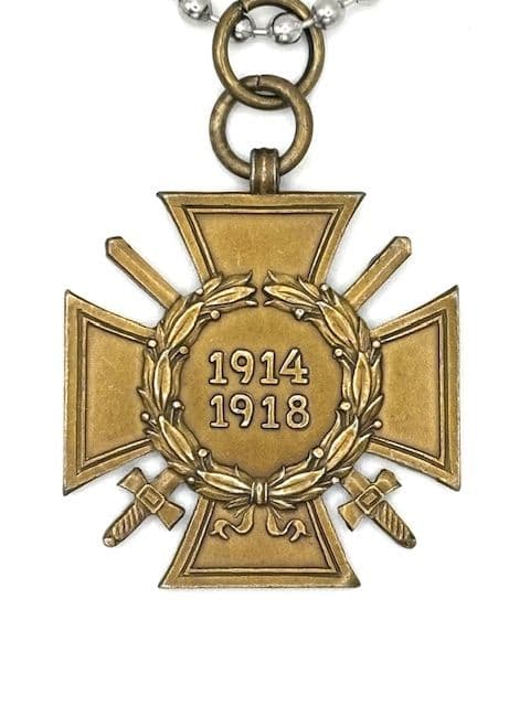 1934’s★ドイツ国★名誉十字章／ヒンデンブルク＋字章★ミリタリーネックレス