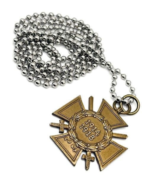 1934’s★ドイツ国★名誉十字章／ヒンデンブルク＋字章★ミリタリーネックレス