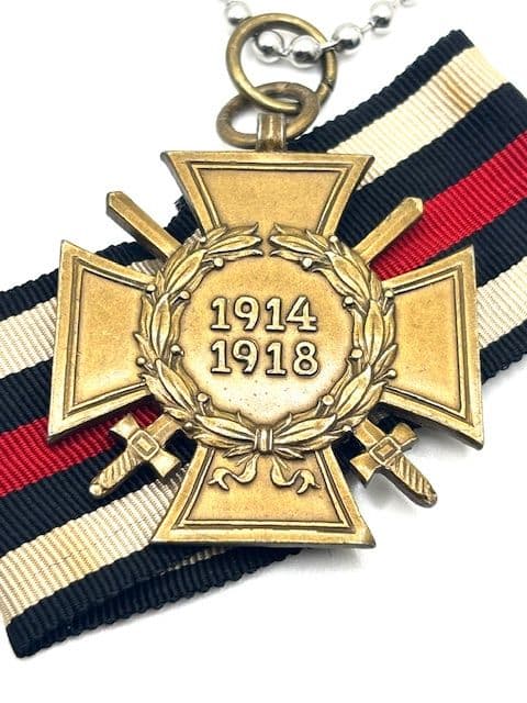 1934’s★ドイツ国★名誉十字章／ヒンデンブルク＋字章★ミリタリーネックレス