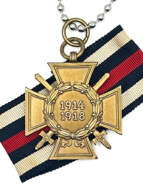 1934’s★ドイツ国★名誉十字章／ヒンデンブルク＋字章★ミリタリーネックレス
