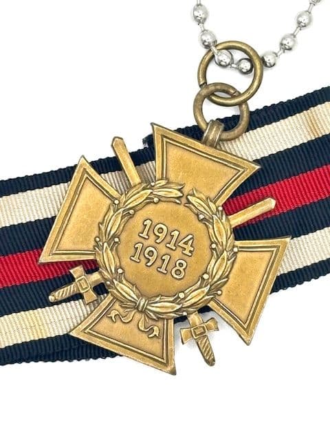 1934’s★ドイツ国★名誉十字章／ヒンデンブルク＋字章★ミリタリーネックレス