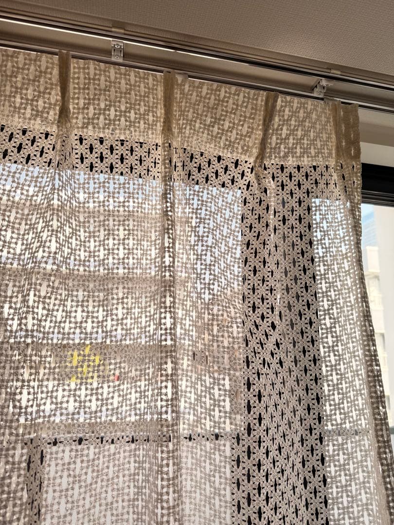 ACTUS アクタス 透かし編みレースカーテン