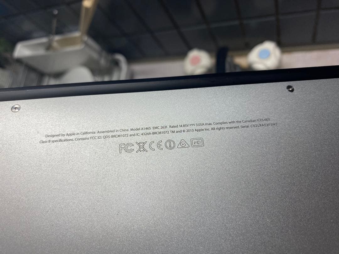 MacBook Air 11インチ(Mid2013)