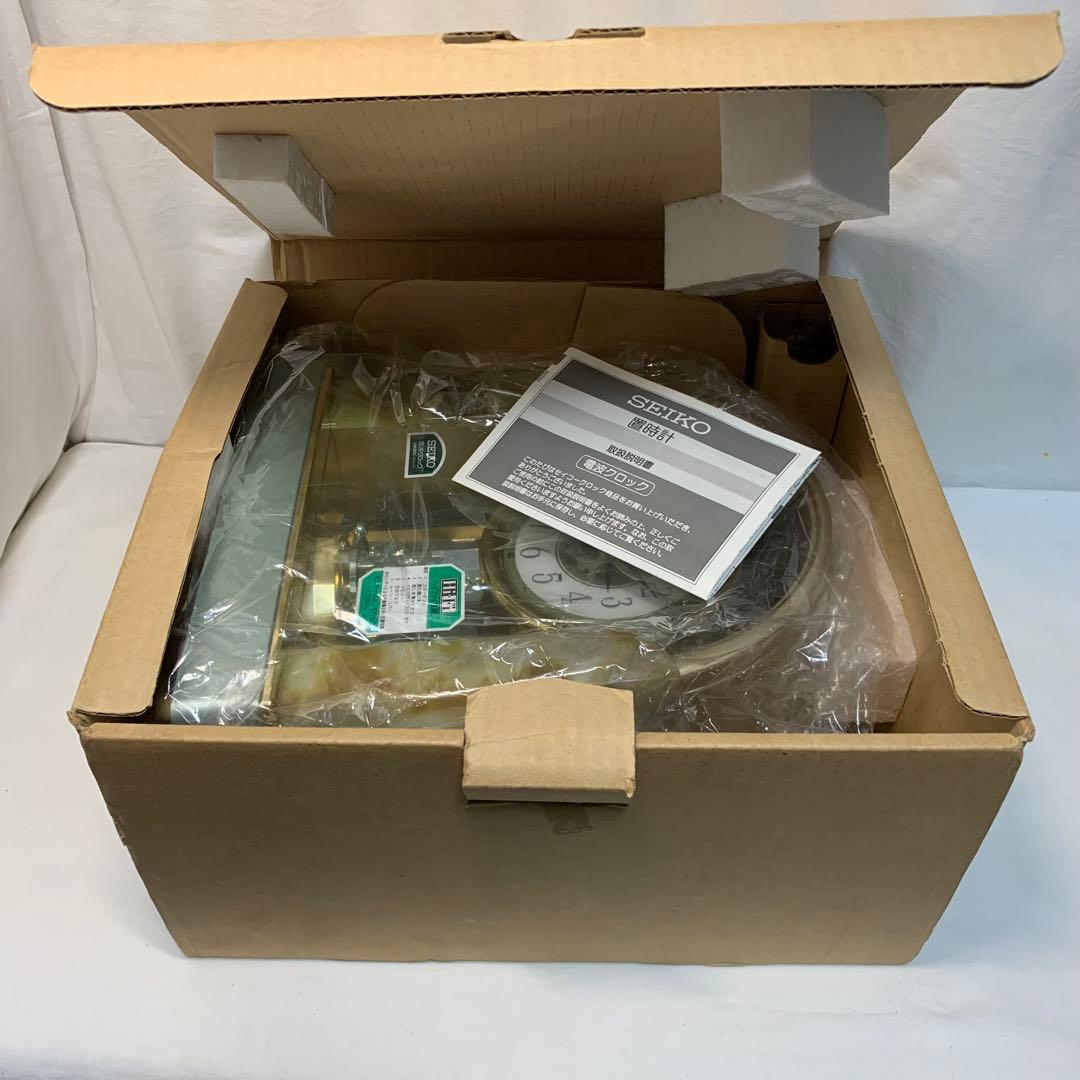 未使用 SEIKO セイコー 電波置時計 BY226G メロディ付き