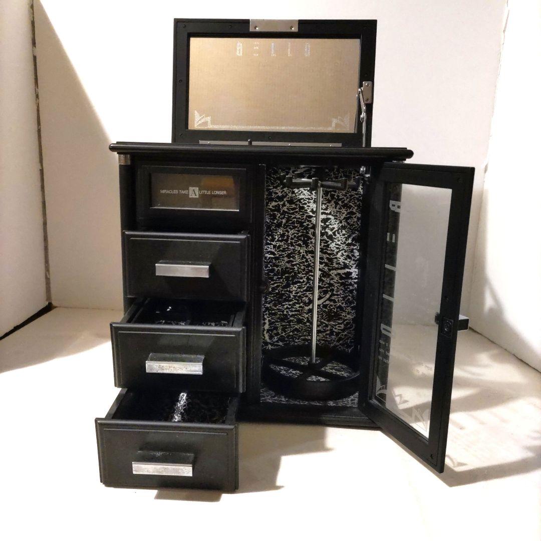 レディメイト製　 日本製オルゴール（未来予想図）　ミラー付き　ブラック　宝石箱