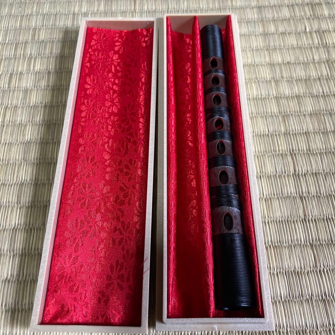 篳篥ひちりき 初心者用　プラスチック管　すぐ鳴る盧舌ろぜつ付　専用ケース　雅楽⑤