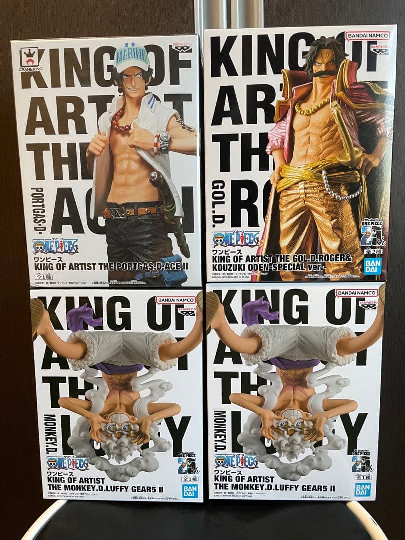 ワンピース フィギュア エース ロジャー ルフィ ニカ KOA