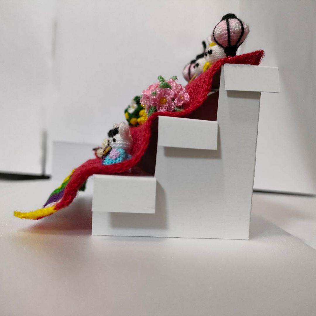 最終値下げ あみぐるみ ミニミニ うさぎお雛様一点物