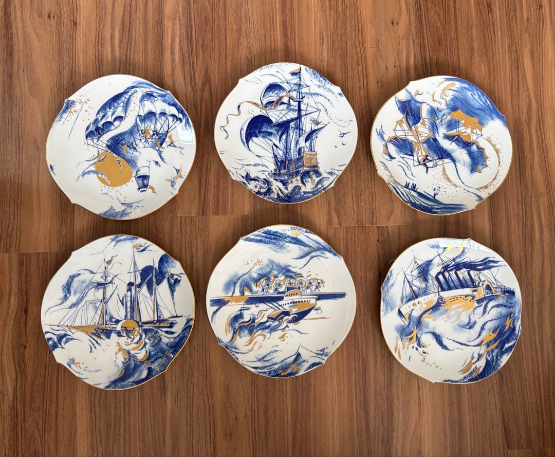 【美品】マイセン　イヤープレート　2000年　ハンググライダー