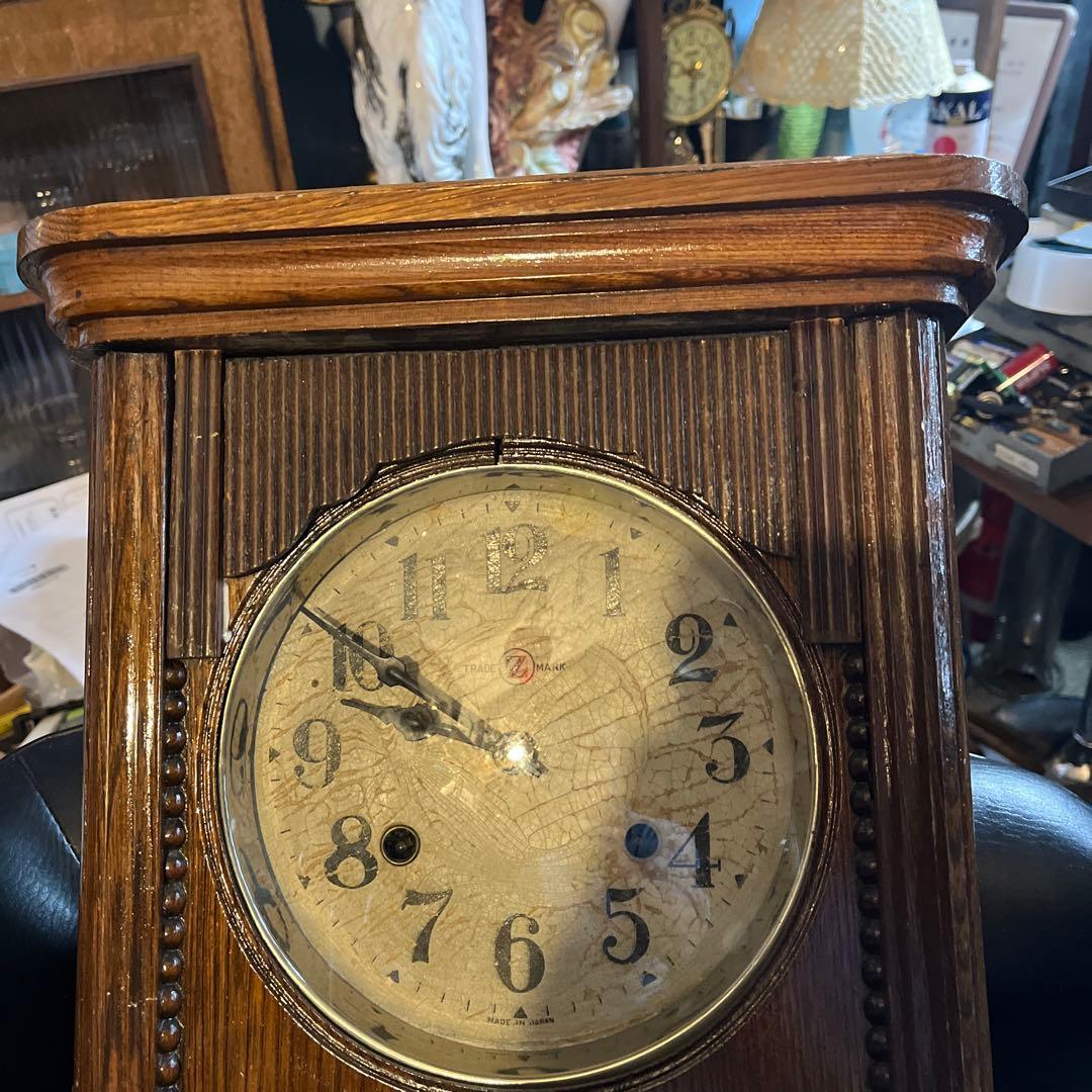 エムズイ時計、横浜エムズイ振り子時計、昭和31年柱時計、ゼンマイ振り子時計