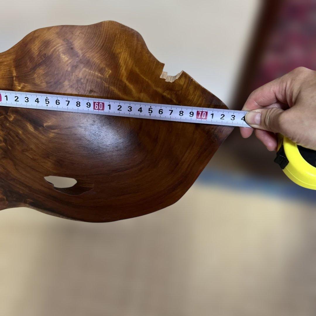 屋久杉　置物　インテリア　かけてる部分あり