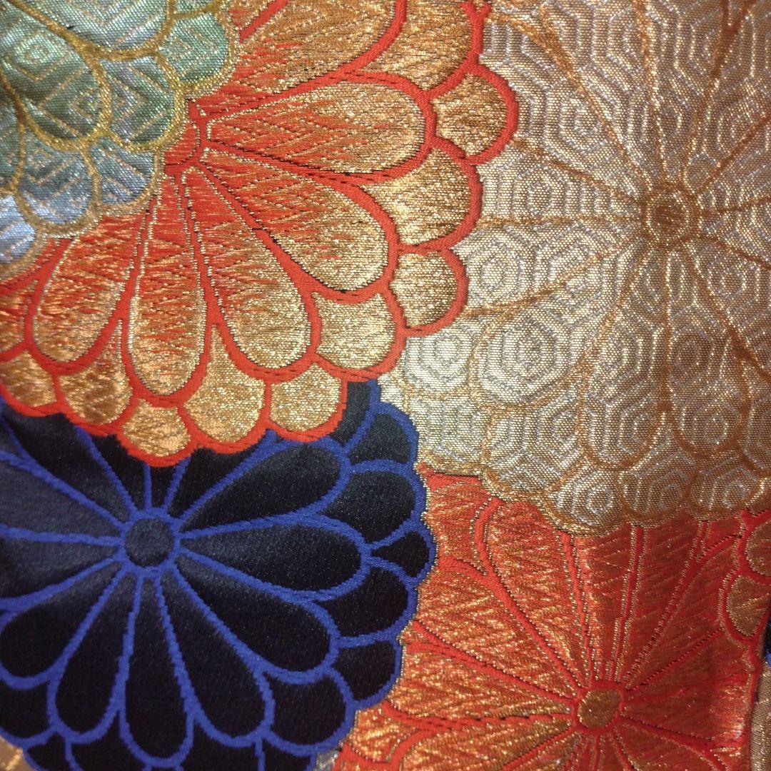 帯リメイク　ボディバッグc 着物メイク