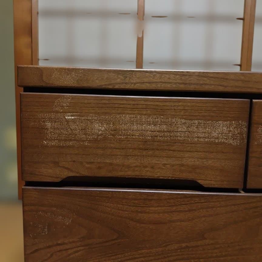 ニトリ ローチェスト　ブラウン