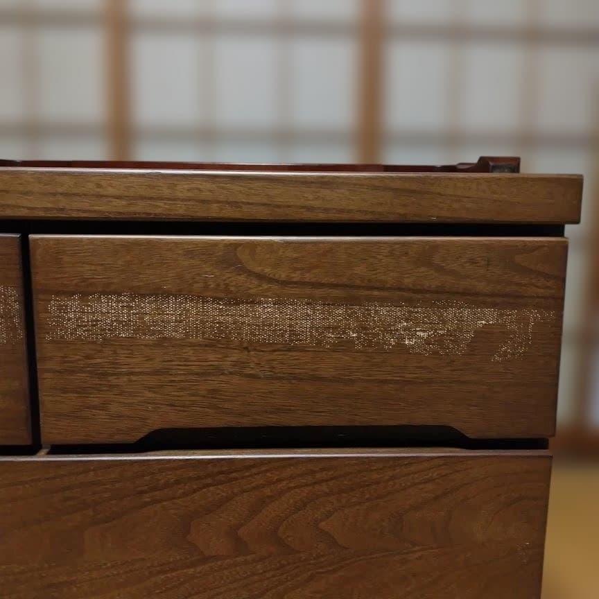 ニトリ ローチェスト　ブラウン