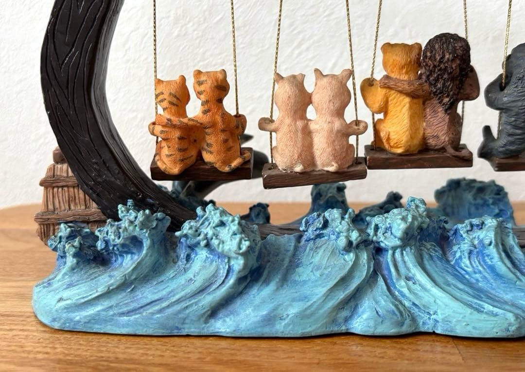 SALE✩.*˚アニマル ブランコ 舟 インテリア置物 オブジェ